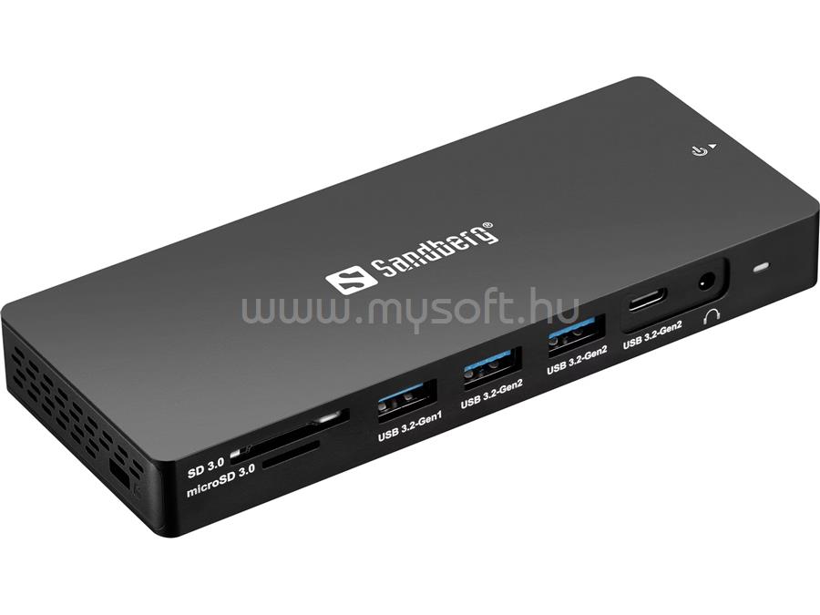 SANDBERG USB-C 13-in-1 100W PD dokkoló