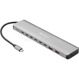 SANDBERG USB Hub - USB-C to 8 x USB-C + 2xUSB-A 100W SANDBERG_136-80 small