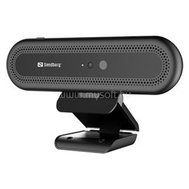 SANDBERG Face Recognition Webcam (1920x1080 képpont, 2 Megapixel, 30 FPS, 90° látószög; USB 2.0, mikrofon) SANDBERG_133-99 small