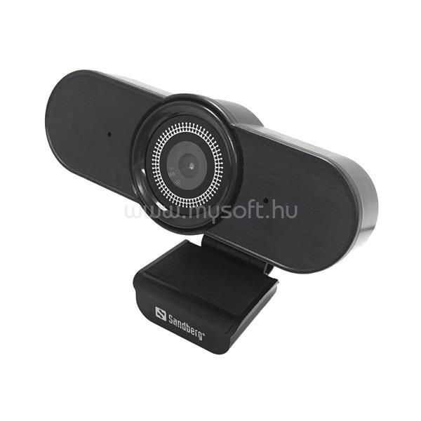 SANDBERG Webkamera - USB AutoWide Webcam 1080P HD (1920x1080/30FPS, 2 Megapixel, Auto-focus; USB 2.0; mikrofon)