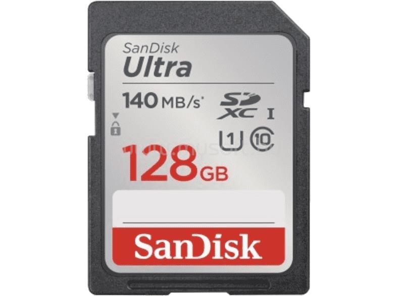 SANDISK 215416, SDXC ULTRA KÁRTYA 128GB, 140MB/s CL10 UHS-I
