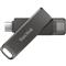 SANDISK 186554 256GB USB C/Apple Lightning iXPAND LUXE Flash Drive (fekete) 186554 small