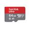 SANDISK 64GB microSDXC Ultra CL10 A1 + adapter SDSQUAB-064G-GN6MA small