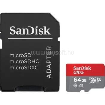 SANDISK 64GB microSDXC Ultra CL10 A1 + adapter