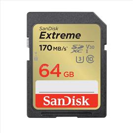 SANDISK 64GB SDXC Extreme CL10 U3 V30 SDSDXV2-064G-GNCIN small