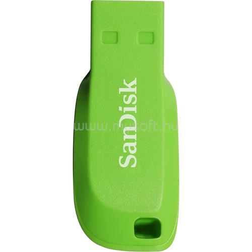 SANDISK CRUZER BLADE USB 2.0 32GB pendrive (zöld)