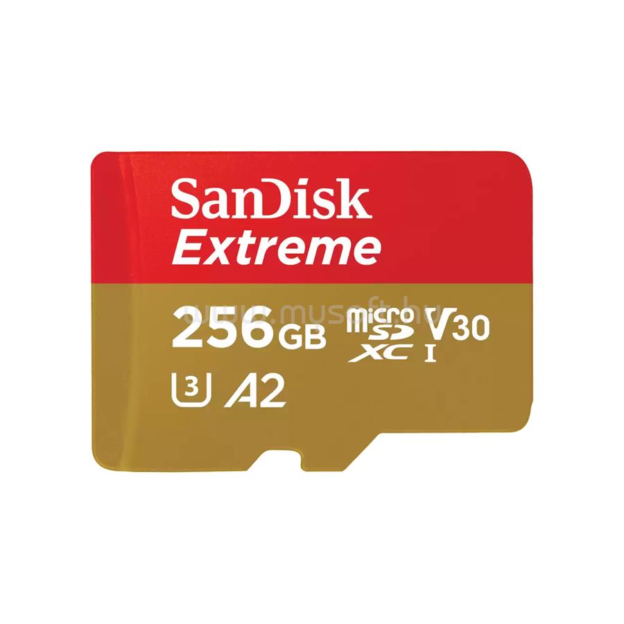 SANDISK Extreme 256 GB UHS-I (U3) V30 microSDXC