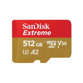SANDISK EXTREME MICROSDXC 512GB+SD ADAPATER A2 UHS-I V30 memóriakártya SANDISK_SDSQXAV-512G-GN6MA small