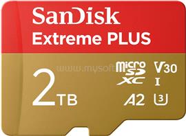 SANDISK EXTREME PLUS 2TB MICROSDXC UHS-I + ADAPTER memóriakártya SANDISK_SDSQXBD-2T00-GN6MA small