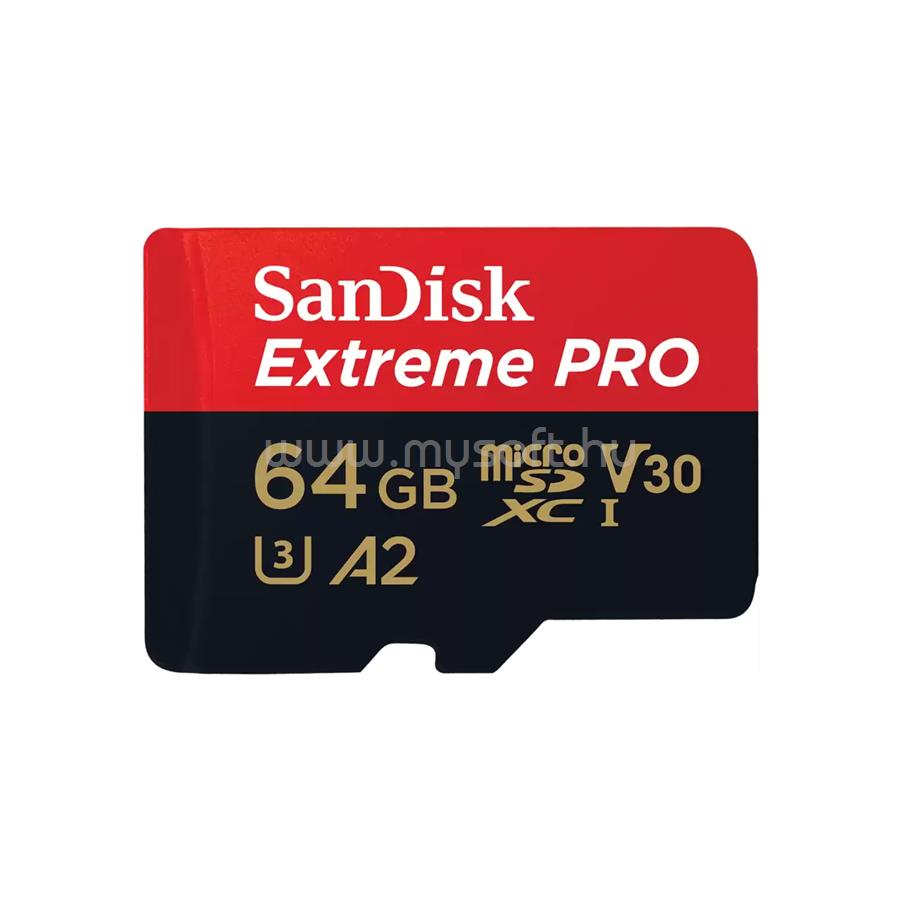 SANDISK Extreme PRO 64 GB Class 3/UHS-I (U3) V30 microSDXC