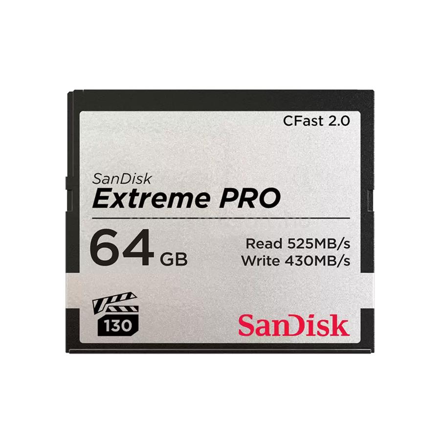SANDISK Extreme PRO CFast 2.0 CF memóriakártya 64GB