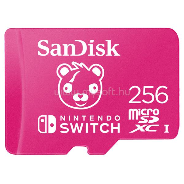 SANDISK microSDXC KARTYA NINTEn SWITCH - 256GB, 100/90 MB/s Fortnite EDT.