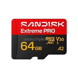 SANDISK SanDisk mSDXC Extreme PRO 64GB (UHS-I, R200MB/s / W90MB/s, 5K, 4K UHD) SANDISK_SDSQXCU-064G-GS6MA small