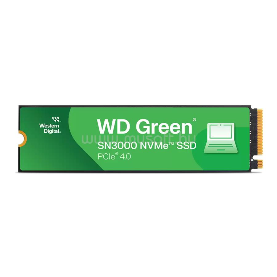 WESTERN DIGITAL SSD 500GB M.2 2280 NVMe PCIe WD Green SN3000