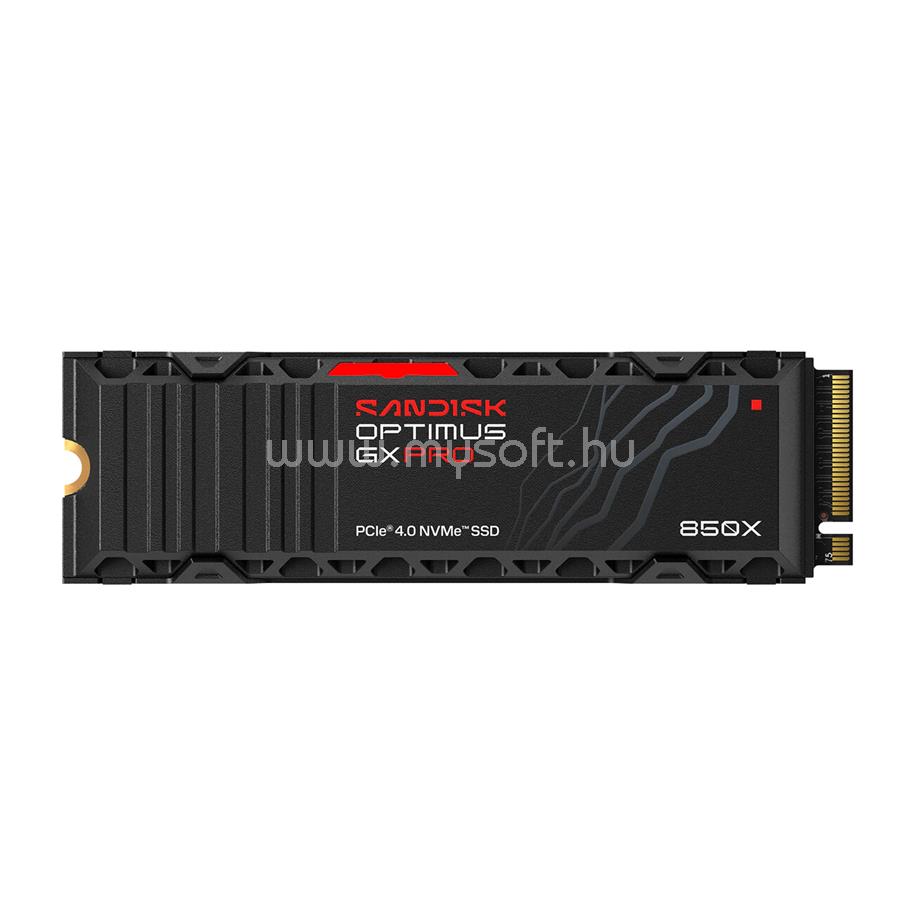 SANDISK SSD 4TB M.2 2280 NVMe OPTIMUS GX PRO 850X hűtőbordával