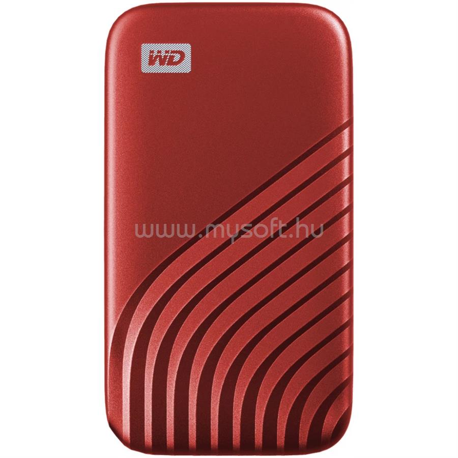 WESTERN DIGITAL SSD 500GB USB 3.2 Gen 1 RED PC/MAC MYPASSPORT
