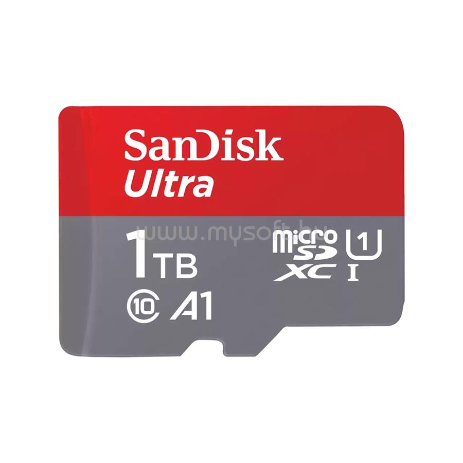 SANDISK Ultra 1 TB Class 10/UHS-I (U1) microSDXC with SD Adapter