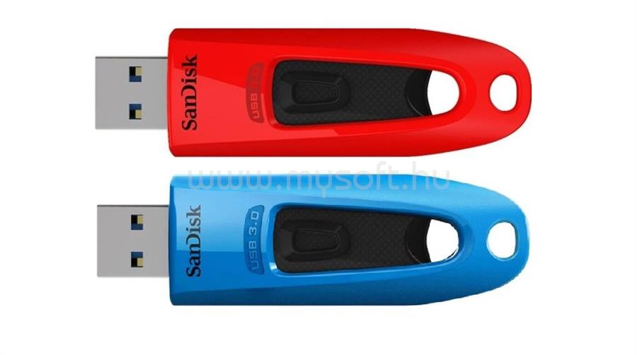 SANDISK ULTRA USB 3.0 32GB TWIN PACK pendrive (kék, piros)