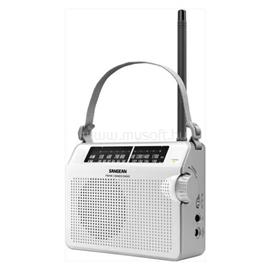 SANGEAN PR-D6W hordozható AM/FM fehér táskarádió PR-D6W small