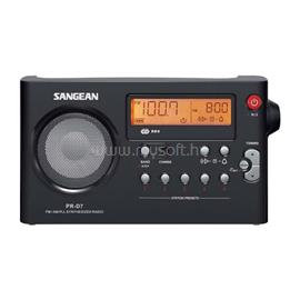 SANGEAN PR-D7PACKAGE B hordozható szintézeres AM/FM fekete táskarádió PACKAGE_PR-D7B small