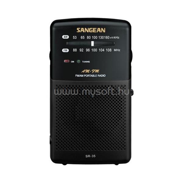 SANGEAN SR-35 hordozható analóg AM/FM zsebrádió