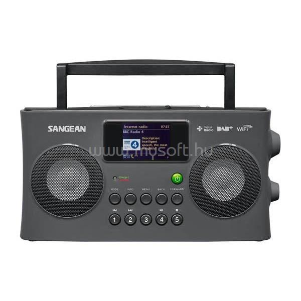 SANGEAN WFR-29C DAB+/FM-RDS rádió/USB/hálózati szürke internet rádió