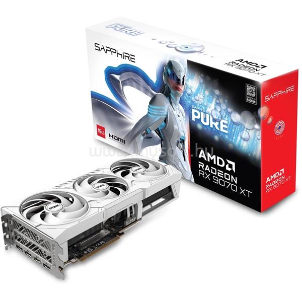 SAPPHIRE Videokártya AMD Radeon RX 7900 XT Pure 20GB DDR6