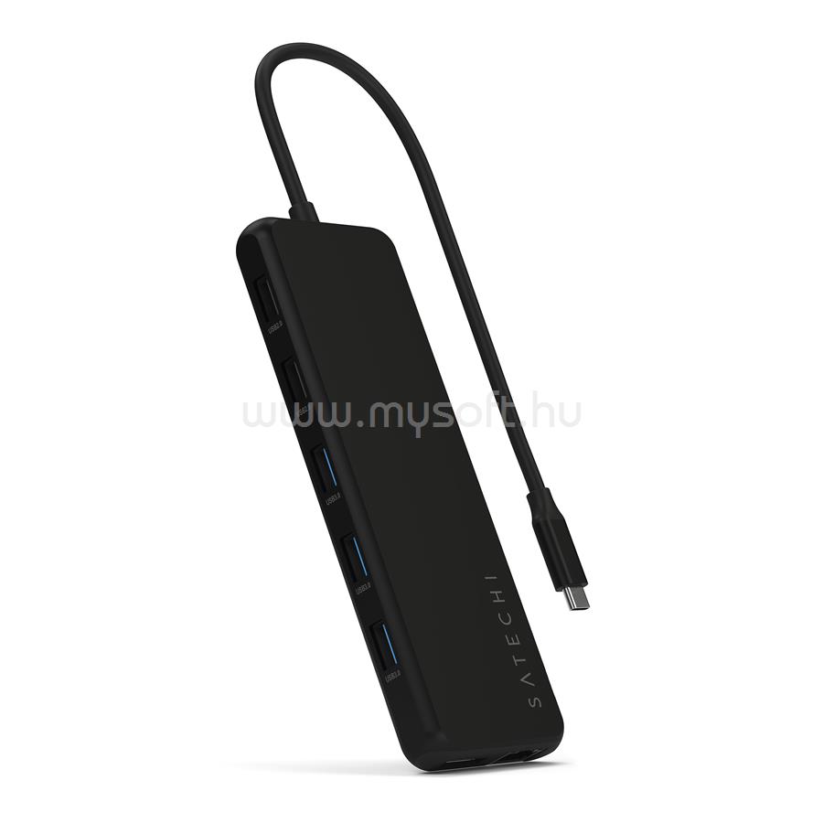 SATECHI 13-in-1 USB-C Triple Display Multiport Adapter - Black