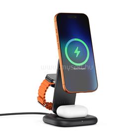 SATECHI 3-in-1 Foldable Qi2 25W Wireless Charging Stand -Type A,G,C for US,EU,UK - Space Black ST-Q25F31C-EA small