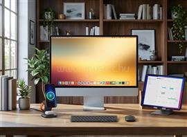 SATECHI 3-in-1 Foldable Qi2 25W Wireless Charging Stand -Type A,G,C for US,EU,UK - Space Black ST-Q25F31C-EA small