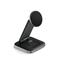 SATECHI 3-in-1 Foldable Qi2 Wireless Charging Stand with Type A,C,G plugs - Space Gray ST-Q31FM-EA small