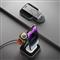 SATECHI 3-in-1 Foldable Qi2 Wireless Charging Stand with Type A,C,G plugs - Space Gray ST-Q31FM-EA small