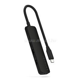 SATECHI 4-in-1 USB-C Slim Multiport Adapter 4K - Black ST-P4SK small