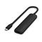 SATECHI 4-in-1 USB-C Slim Multiport Adapter 4K - Black ST-P4SK small