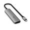 SATECHI 4-in-1 USB-C Slim Multiport Adapter 4K - Space Grey ST-P4SM small