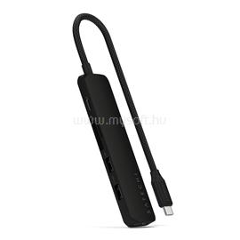 SATECHI 6-in-1 USB-C Slim Multiport Adapter - Black ST-P6SK small