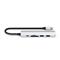 SATECHI 6-in-1 USB-C Slim Multiport Adapter - Silver ST-P6SS small