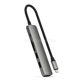 SATECHI 6-in-1 USB-C Slim Multiport Adapter - Space Grey ST-P6SM small