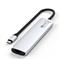 SATECHI 7-in-1 USB-C Slim Multiport Adapter with Ethernet - Silver ST-P7SS small