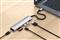 SATECHI 7-in-1 USB-C Slim Multiport Adapter with Ethernet - Silver ST-P7SS small