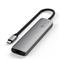 SATECHI 7-in-1 USB-C Slim Multiport Adapter with Ethernet - Space Grey ST-P7SM small