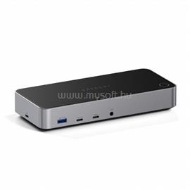 SATECHI Aluminium 4K Display Docking Station (3x 4K/60Hz,2x DisplayPort 1.4 4k/60Hz,3x HDMI,1x DP Alt Mode 1x USB 3.1,1x USB-C 3.1 Gen2,2 x USB3.0,1x USB-C 3.0,1x Ethernet ,1x Audio, Kensington Lock) - Grey ST-D4KTM-EU small
