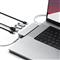 SATECHI Aluminium Pro Hub Mini (1xUSB4 96W  6K display output, 2 x USB-A 3.0, 1x  Lan, 1xUSB-C, 1xAudio) - silver ST-UCPHMIS small