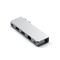 SATECHI Aluminium Pro Hub Mini (1xUSB4 96W  6K display output, 2 x USB-A 3.0, 1x  Lan, 1xUSB-C, 1xAudio) - silver ST-UCPHMIS small