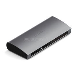 SATECHI Aluminium Thunderbolt 4 Dock (1xT4 P 96W,3x T4 40Gbps 15W,Ethernet,3xUSB-A 3.2 10 Gbps,1xUSB-A 2.0 charging,SDcard,3.5mm audio) EU version - Space Grey ST-UCT4DM-EU small