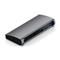 SATECHI Aluminium Thunderbolt 4 Dock (1xT4 P 96W,3x T4 40Gbps 15W,Ethernet,3xUSB-A 3.2 10 Gbps,1xUSB-A 2.0 charging,SDcard,3.5mm audio) EU version - Space Grey ST-UCT4DM-EU small