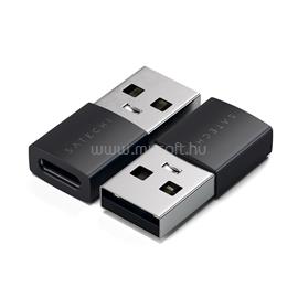 SATECHI Aluminum  2x Type-A to Type-C Adapter - Space Black ST-A2TAUCC small