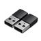 SATECHI Aluminum  2x Type-A to Type-C Adapter - Space Black ST-A2TAUCC small