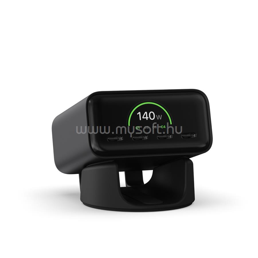 SATECHI ChargeView 140W Desktop Charger(4xUSB-C) - Space Black