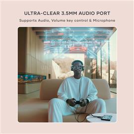 SATECHI Mobile XR Hub with dual USB-C and Audio - Space Gray ST-HXRAJM small
